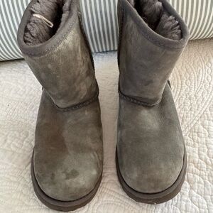 UGG Charcoal Sheepskin Boots size 2